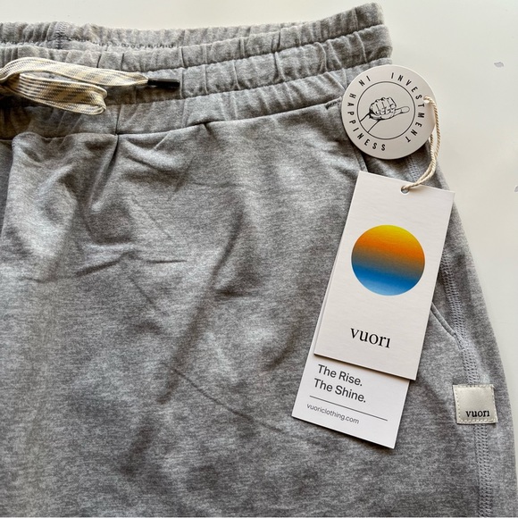 NWT Vuori Performance Joggers - Pale Grey Heather - Picture 9 of 9